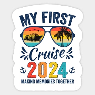 My First Cruise 2024 Sticker